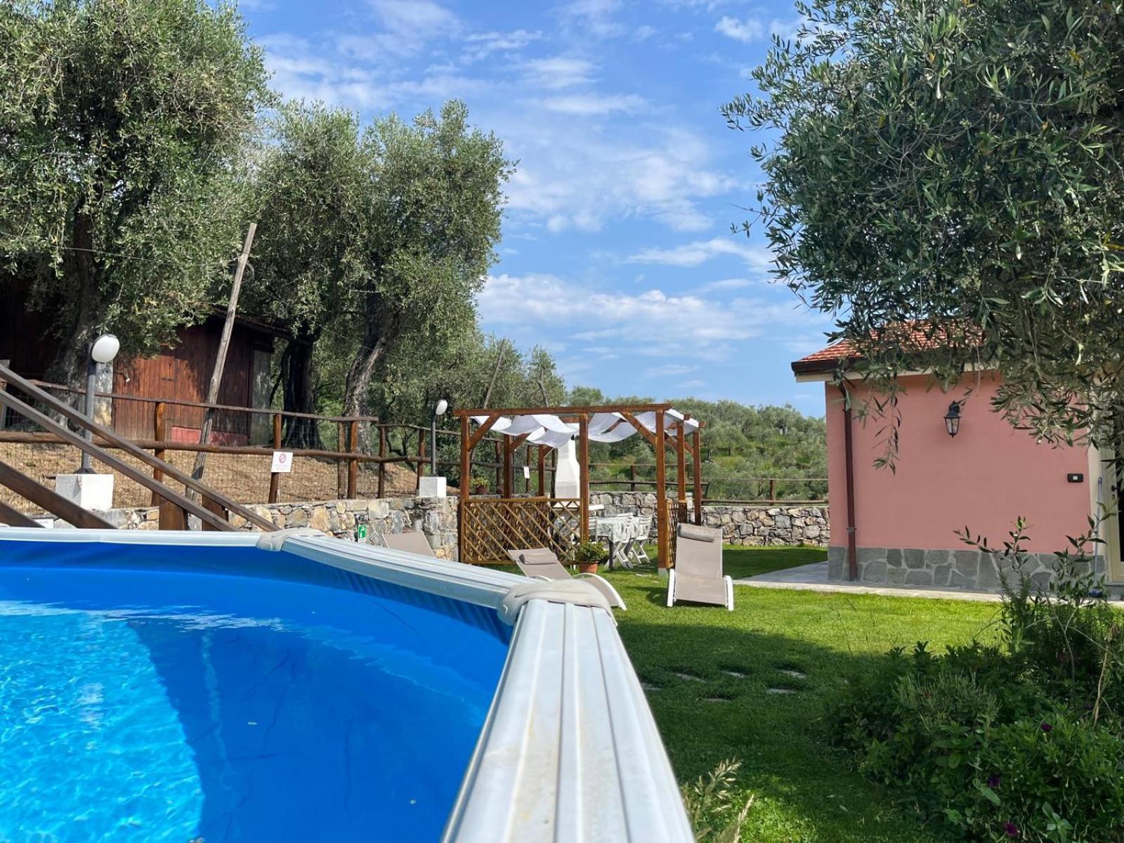 סנטו סטפאנו דל פונטה Fior D'Olivo - Villa Con Piscina Privata A Pochi Minuti Dal Centro Di Sestri Levante, Mare E Spiaggie מראה חיצוני תמונה